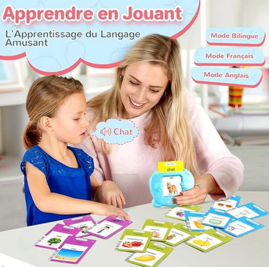 Cartes Flash Parlantes pour Enfants en français et en anglais