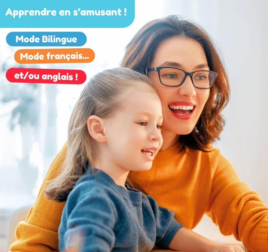 Cartes Flash Parlantes pour Enfants en français et en anglais